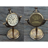 Custom Antique Table Desk Clock for Anniversary ACP08